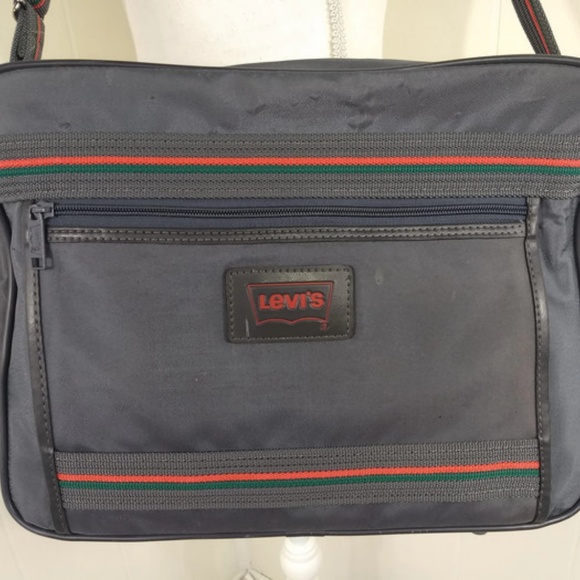 Vintage LEVI'S Duffle Travel Bag Gym Bag 1980's - Picture 2 of 8